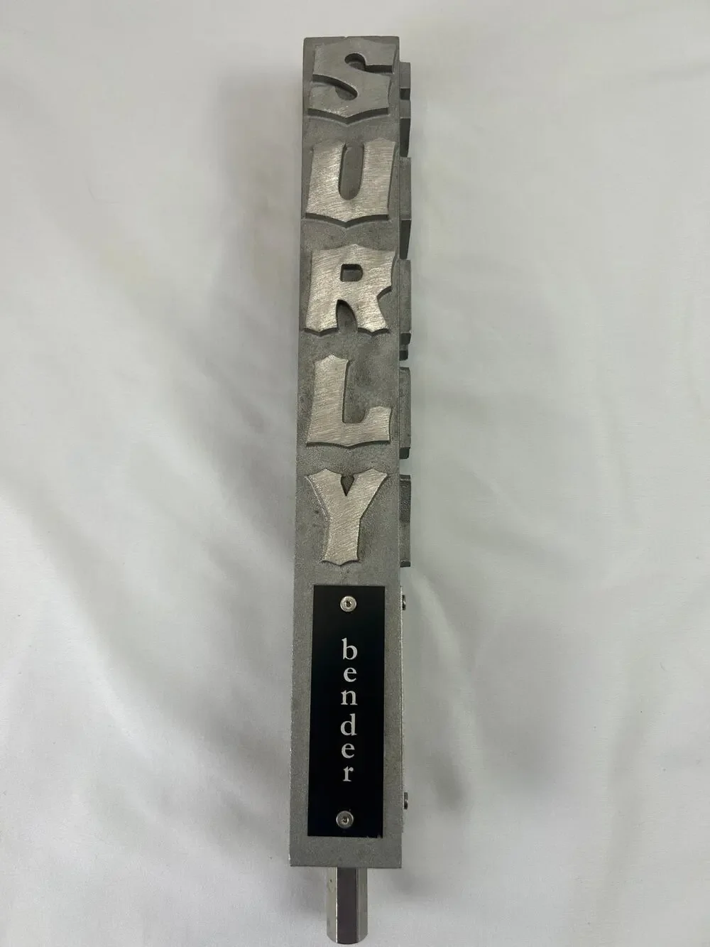 Surly Brewing Bender Beer Tap Handle 11.5in Cast Aluminum Minnesota Rare